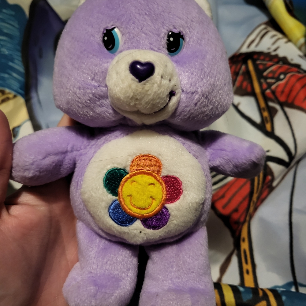 Y2k Carebear Small Harmony Bear Plush Purple Plush Toy Not Working Small